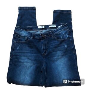 Kensie Effortless Ankle Mid Rise Jeans Size 8